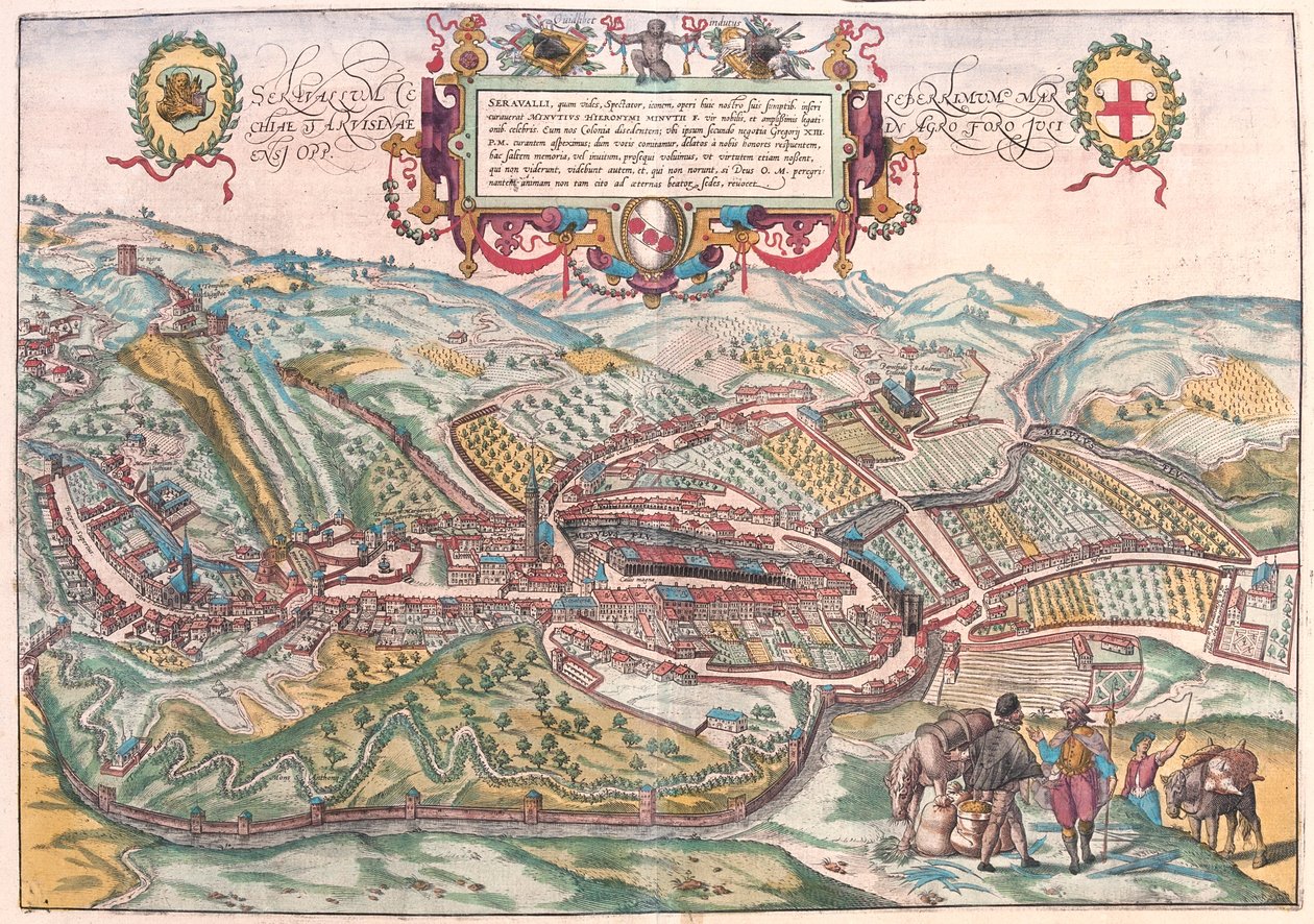 Serravalle, Vittorio Veneto (Treviso), Italië - in 