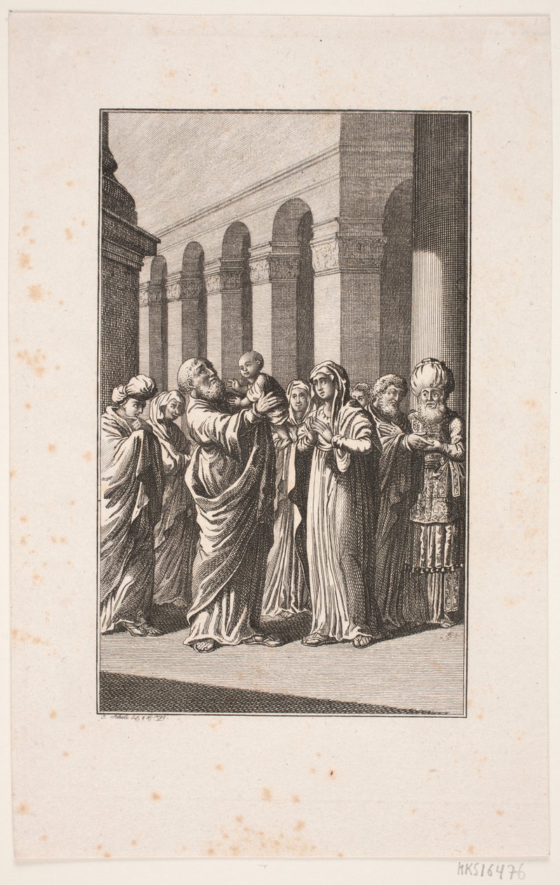 De Presentatie in de Tempel door Georg Christian Schule