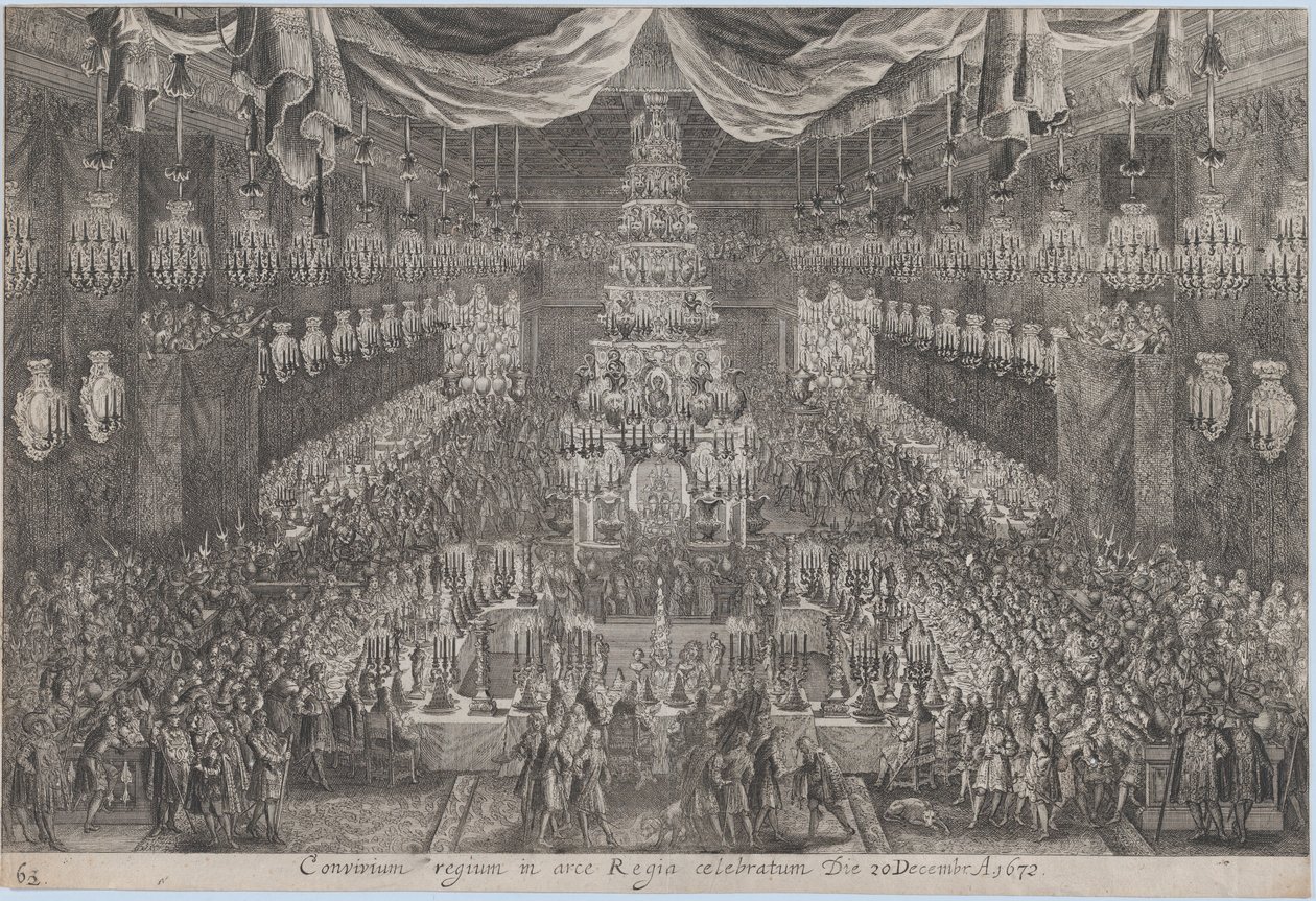 Kroning van Karel XI, Stockholm, 20 december 1672 door Georg Christoph Eimmart
