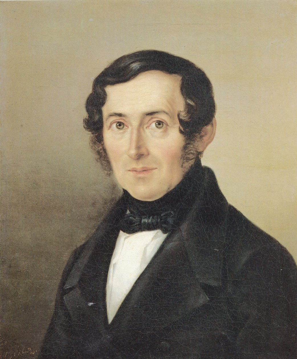 Duits: Portret van Gottlob Ehrenfried Dietrich Portret van rector Gottlob Ehrenfried Dietrich door Georg Friedrich Kersting