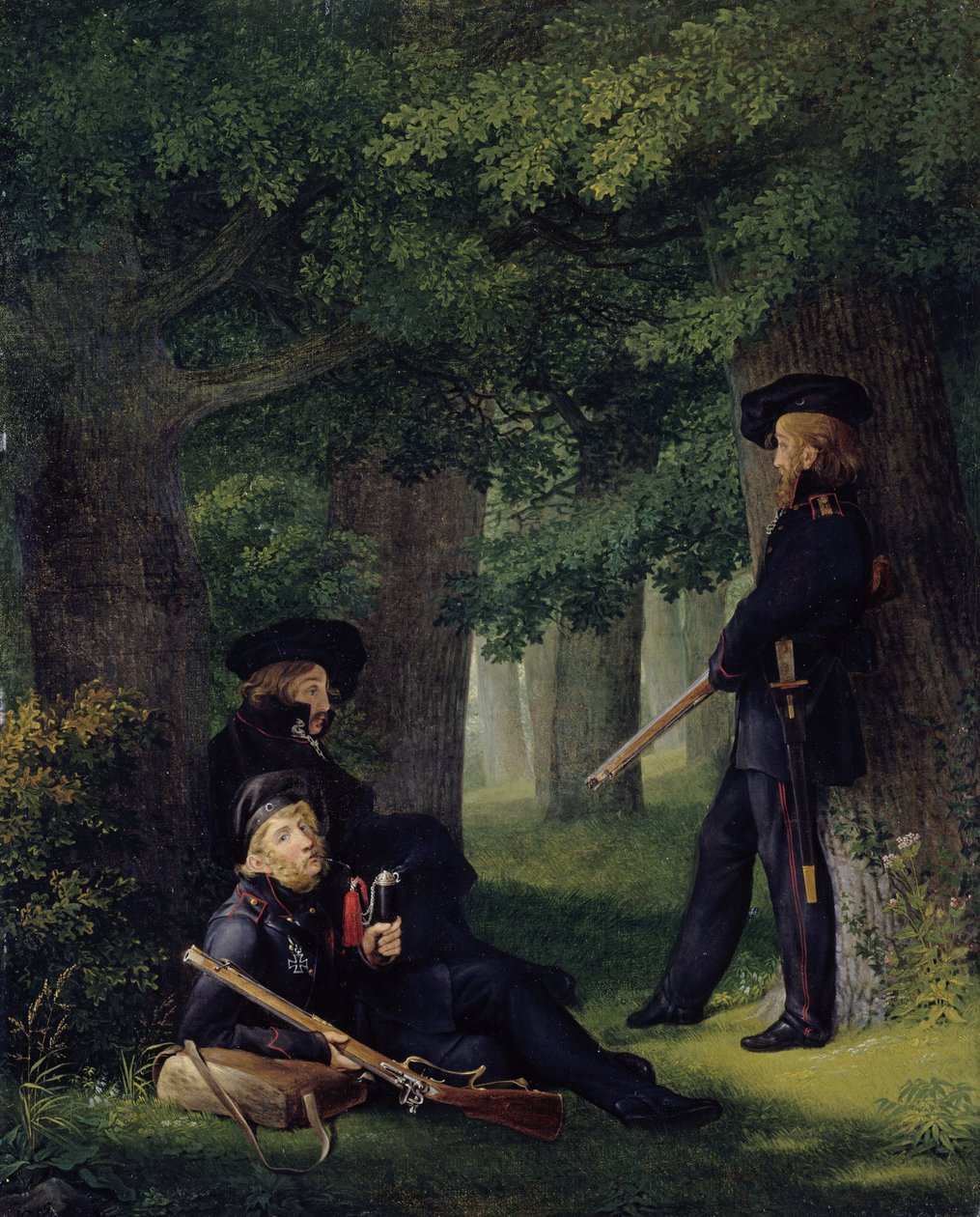 Op voorpostendienst door Georg Friedrich Kersting