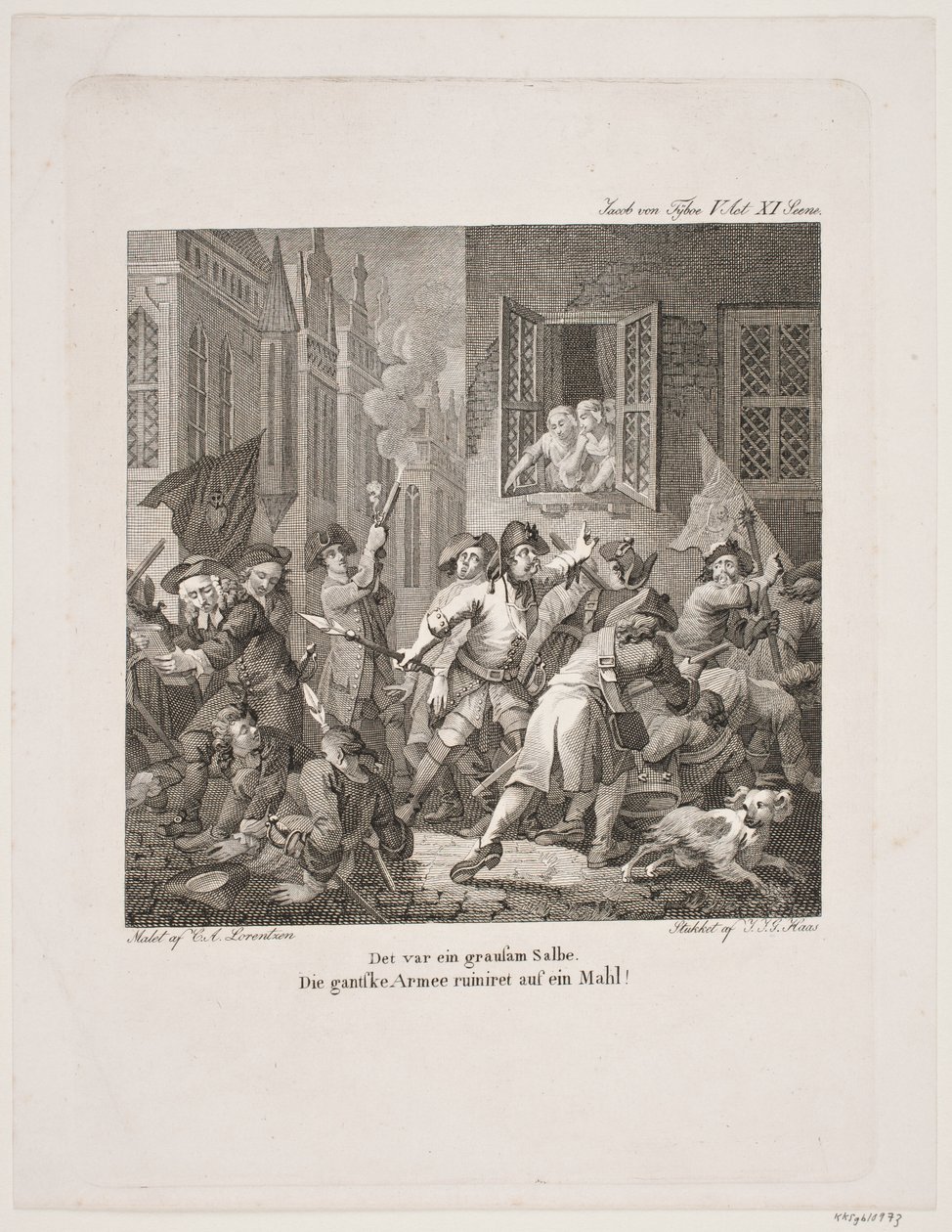 Illustratie voor Holbergs Komedies door Georg Haas