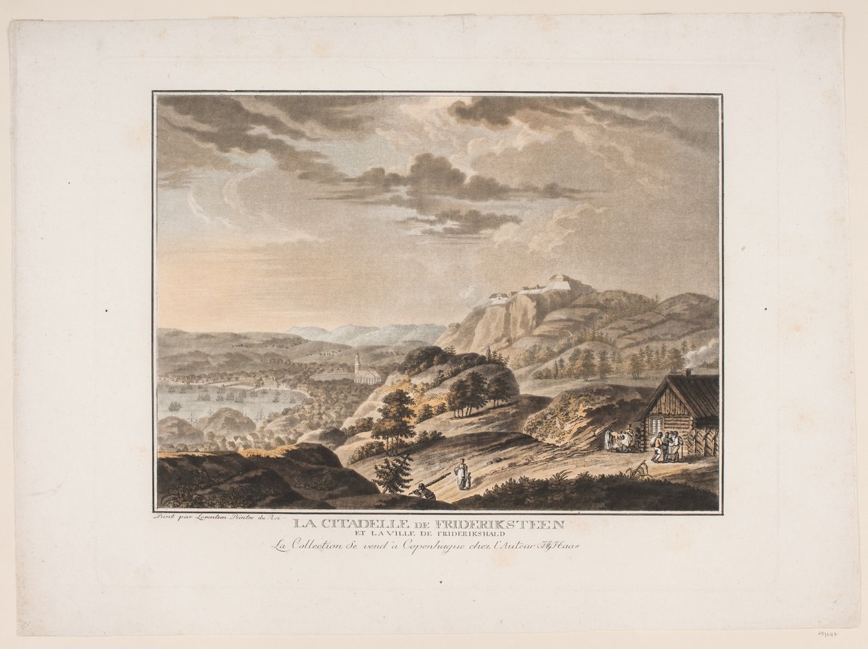 La citadelle de Frideriksteen door Georg Haas