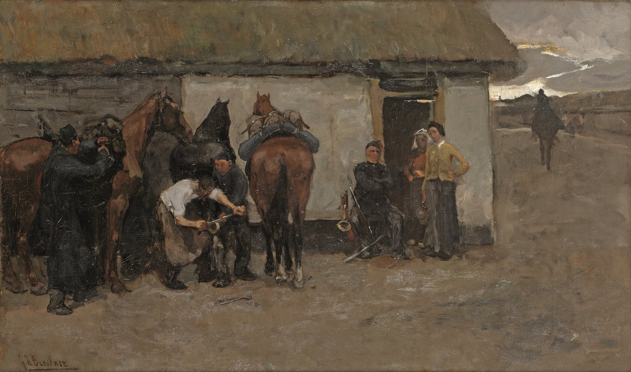 De smid, ca. 1881-84 door Georg Hendrik Breitner
