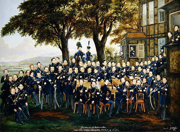 De Kassel Burgerwacht door Georg Michael Mades