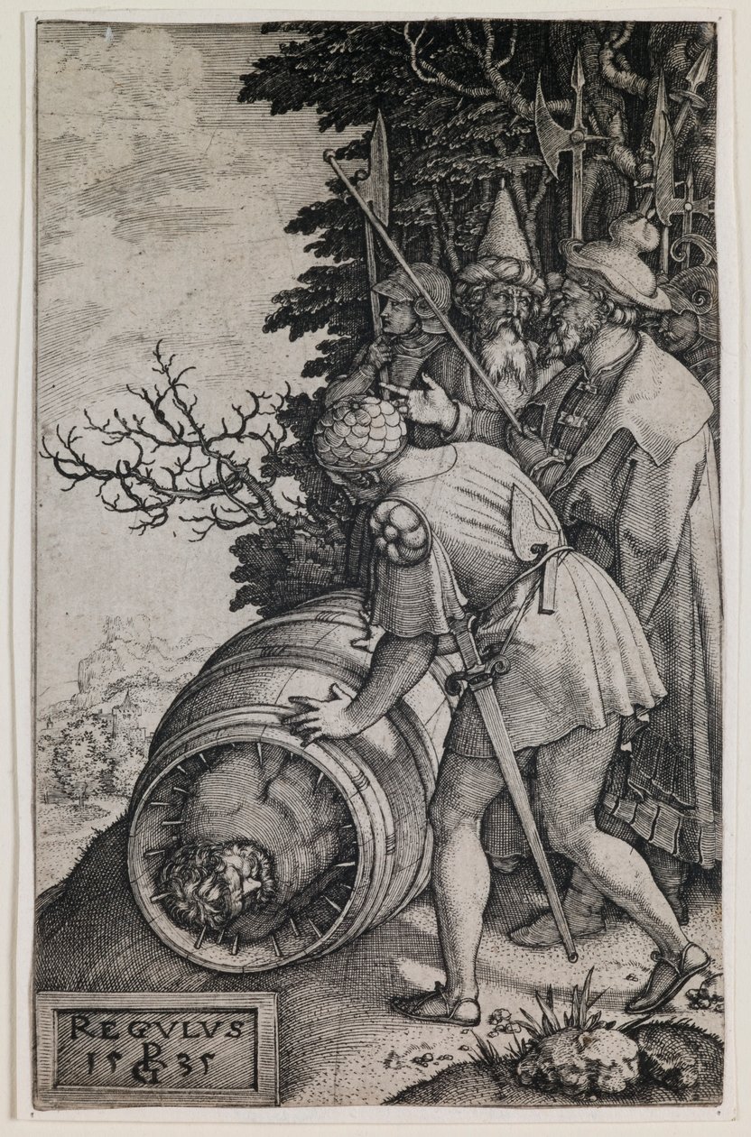 Attilus Regulus door Georg Pencz