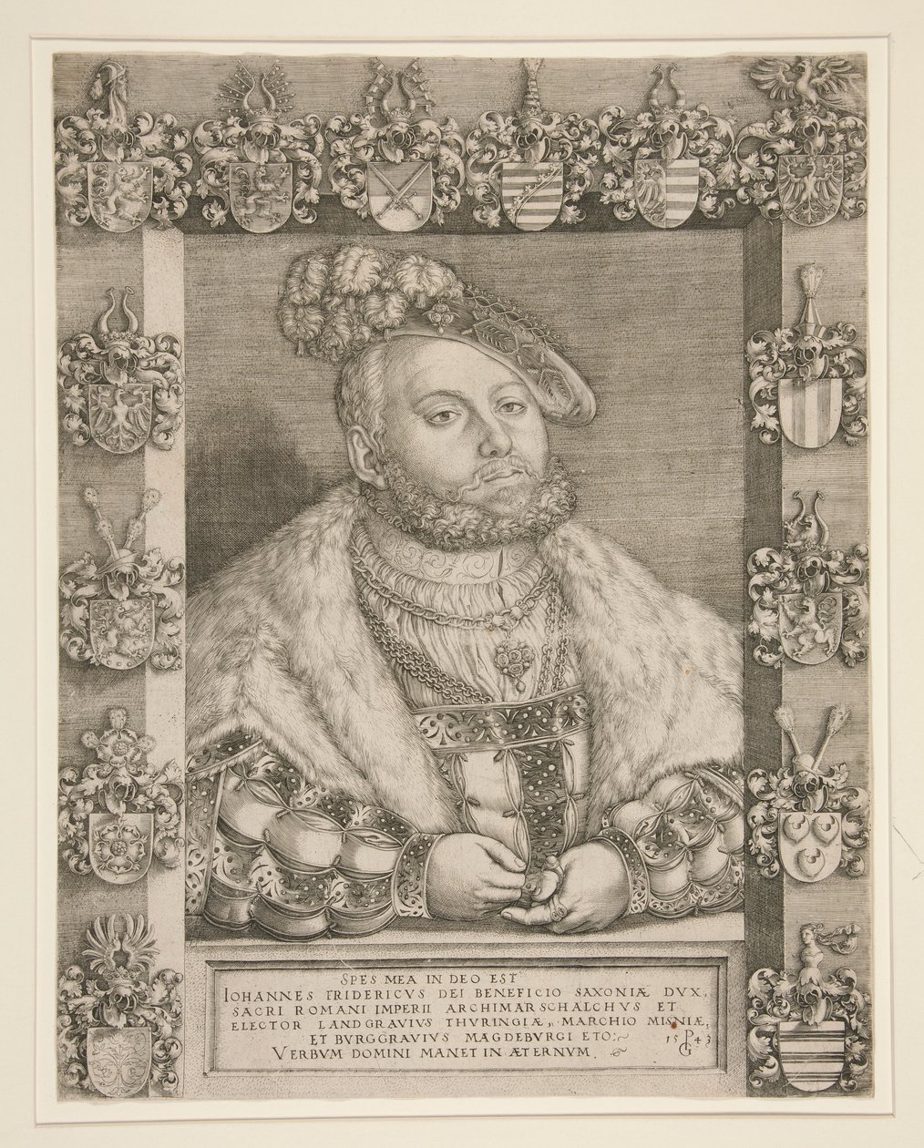 Frederik de Wijze, Keurvorst van Saksen door Georg Pencz