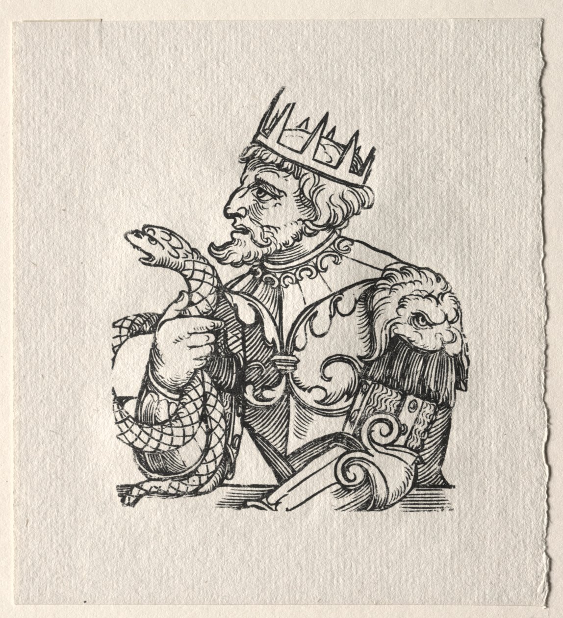 Tirannen van het Oude Testament: Antiochus door Georg Pencz