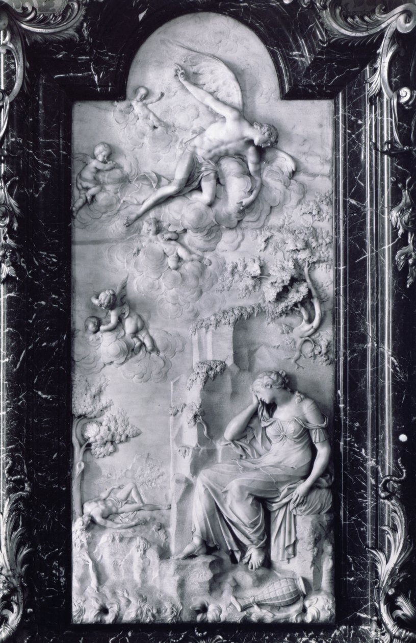 Hagar in de Wildernis door Georg Raphael Donner
