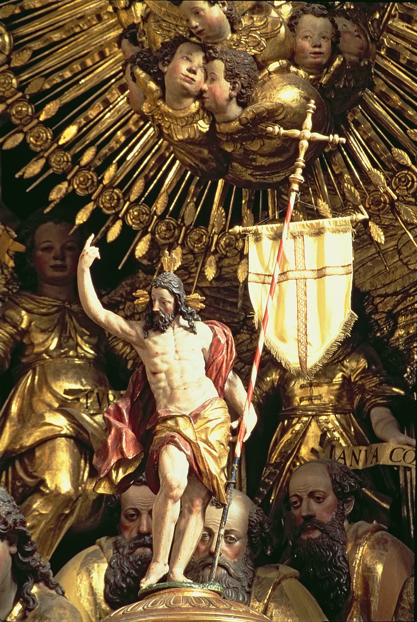 Het altaar (detail) door Georg Raphael Donner