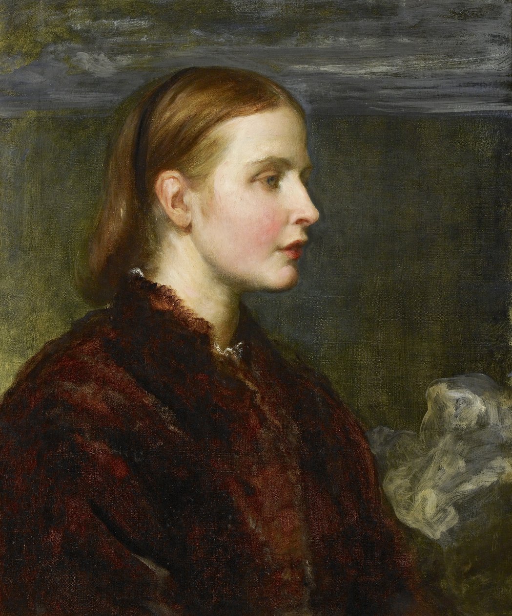 Miss Eliza Ann Ogilvy, 1866 door George Frederick Watts