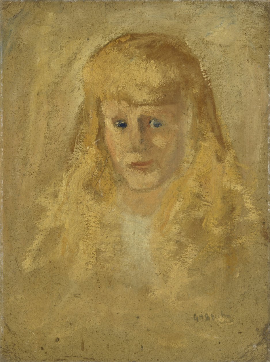 Portret van Marie Anne Henriette Breitner door George Hendrik Breitner