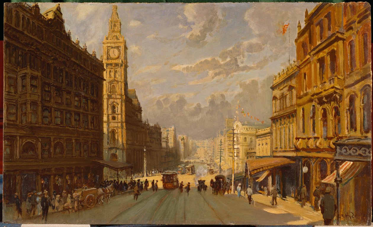 Bourke Street oost door George Hyde Pownall