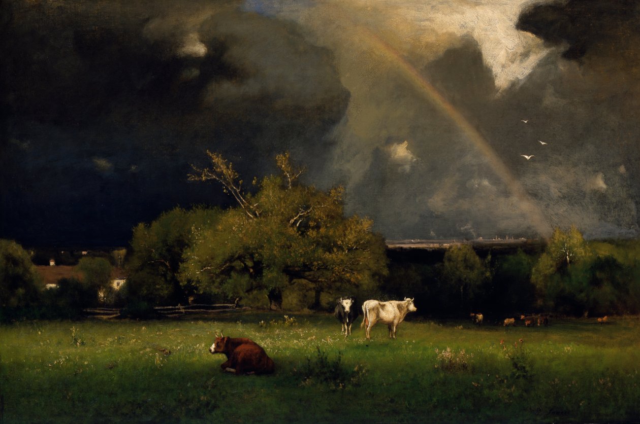 De regenboog door George Inness