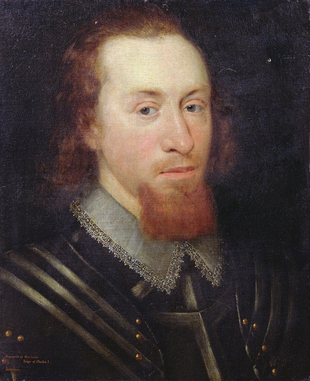 Portret van James Graham, Markies van Montrose, ca. 1640 door George Jamesone