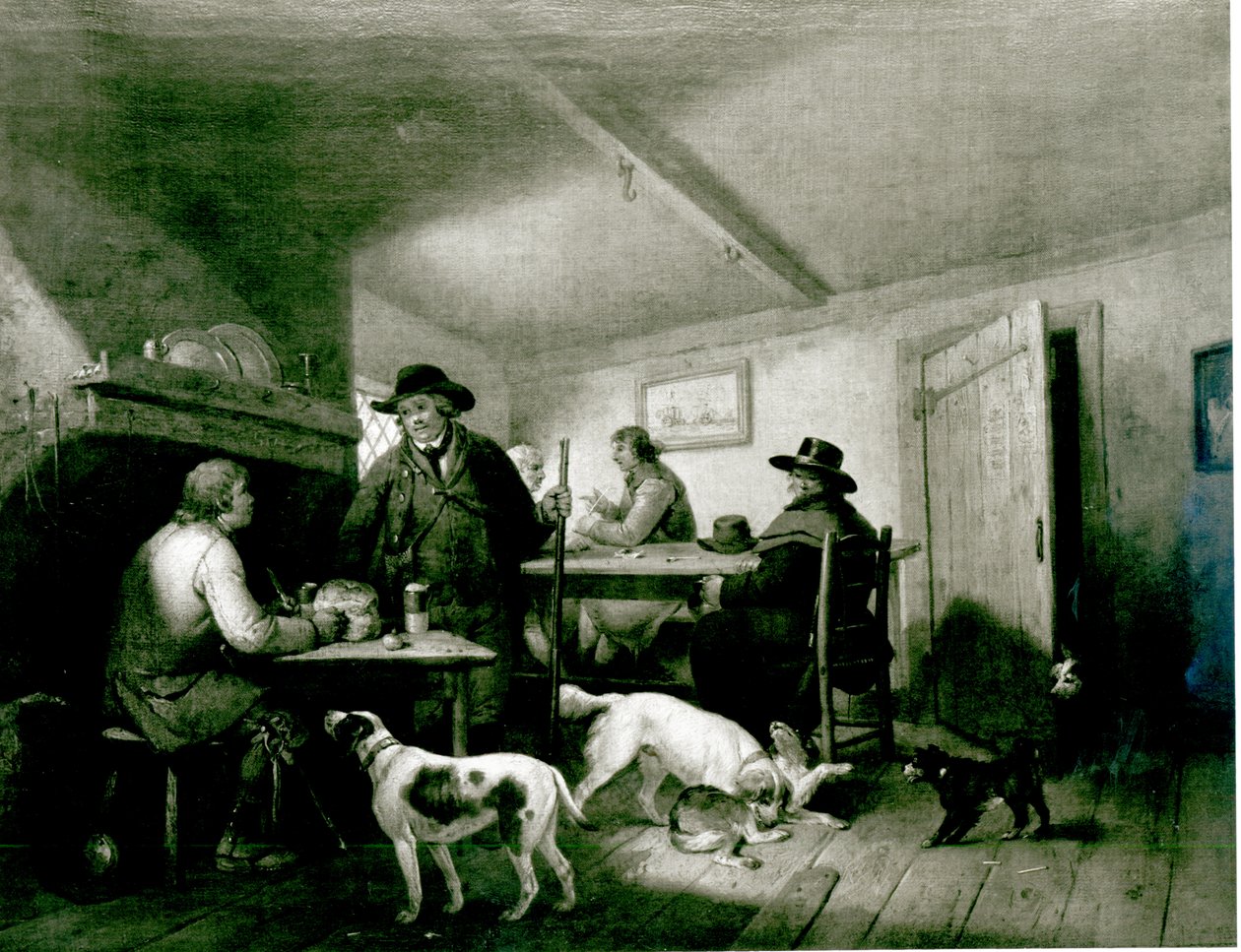 Interieur van een Plattelandsherberg door George Morland