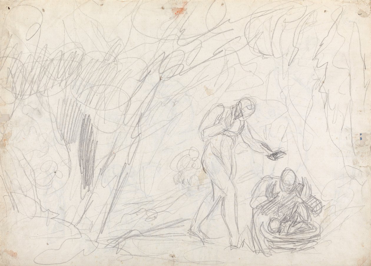 Verlating en redding van Perdita door George Romney