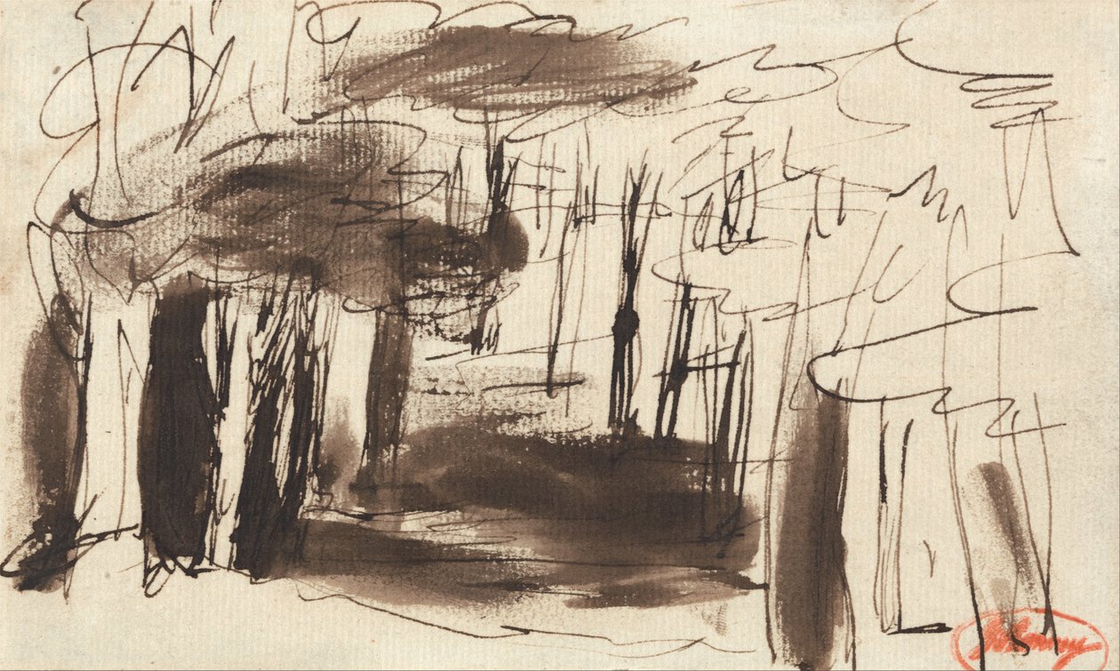 Eartham Wood door George Romney