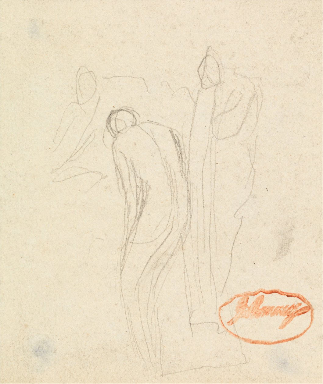 Figuurcompositie studie 1 door George Romney