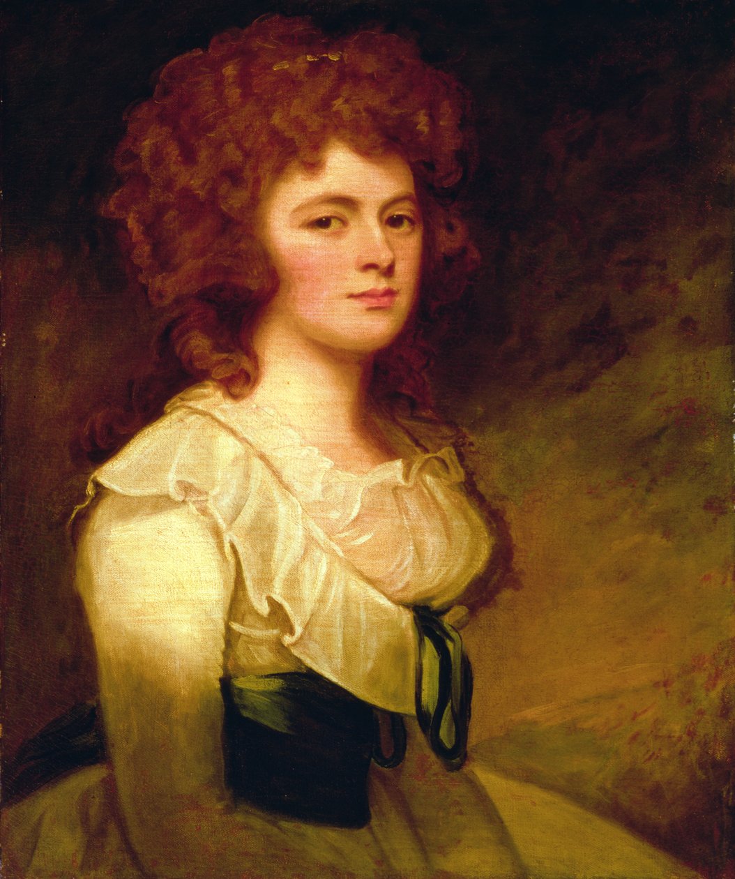 Portret van Catherine Chichester door George Romney