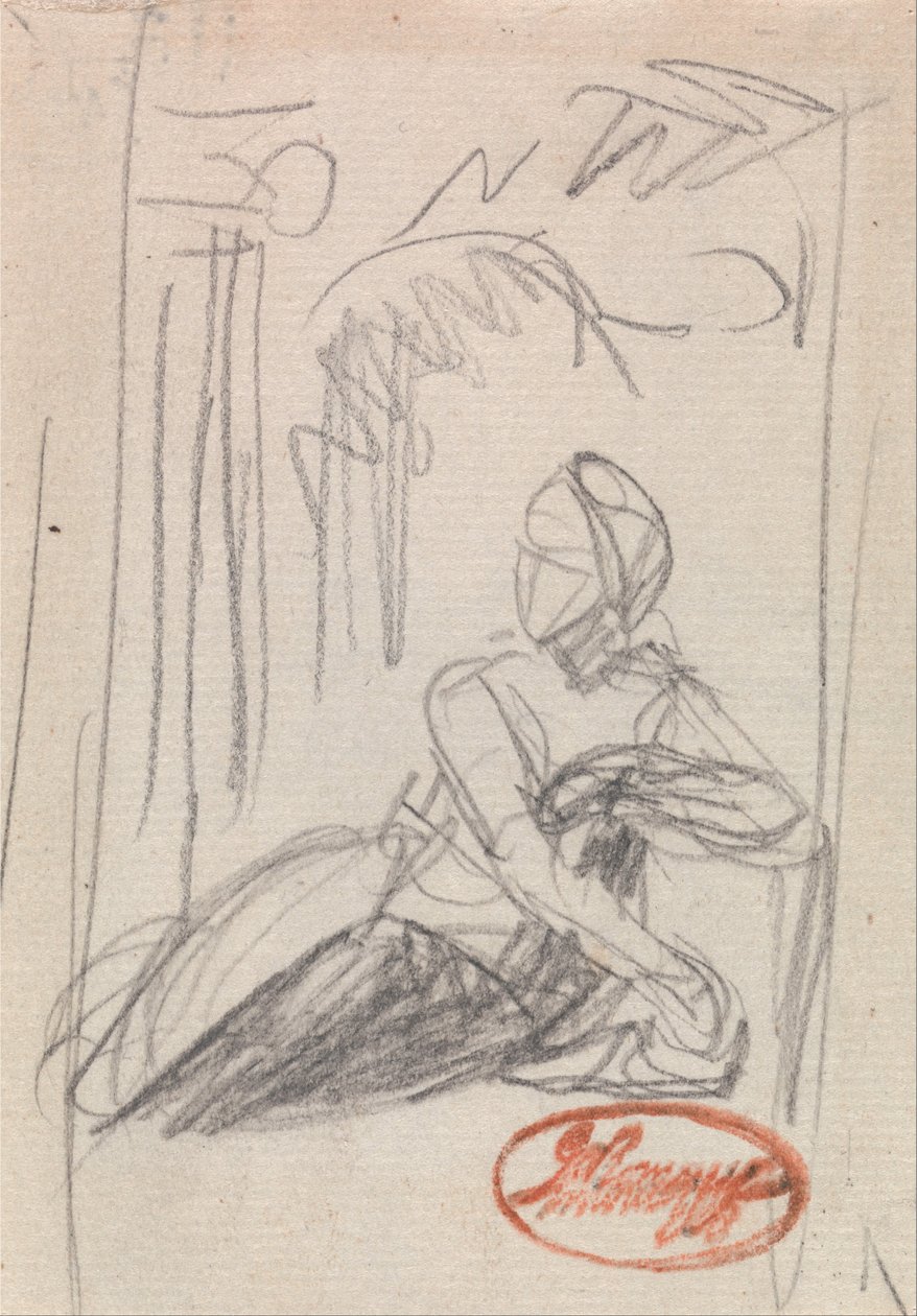Liggende vrouwelijke figuur door George Romney