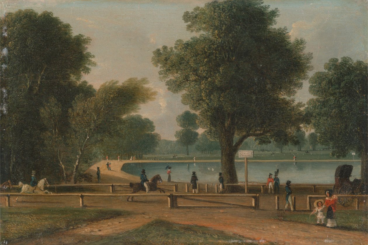 De Serpentine, Hyde Park door George Shepherd