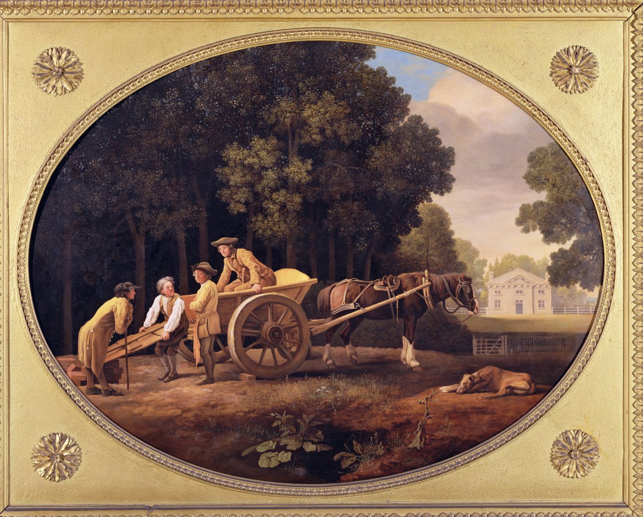 Arbeiders, 1781 door George Stubbs