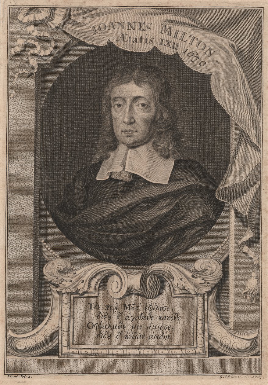 John Milton, 1747 door George Vertue