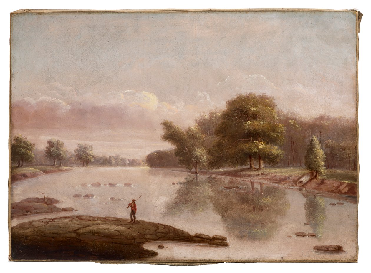 Tipton Island bij Logansport, Indiana door George Winter