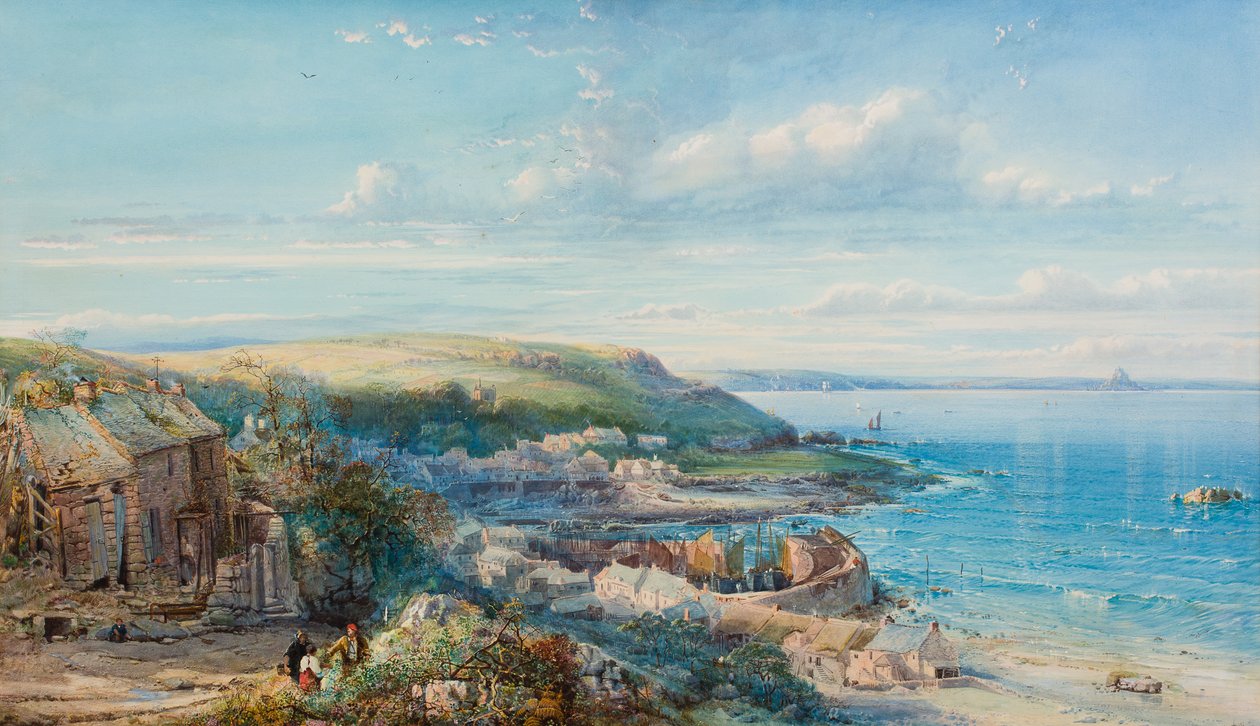 Een Vissersdorp in Mount