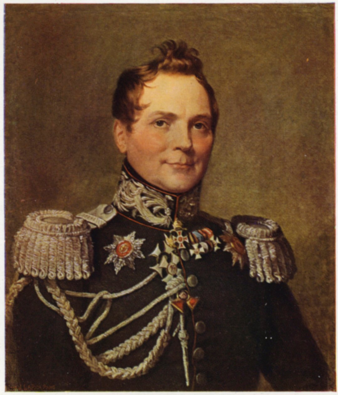 Algemeen Tol (kleurenlitho) door George (after) Dawe