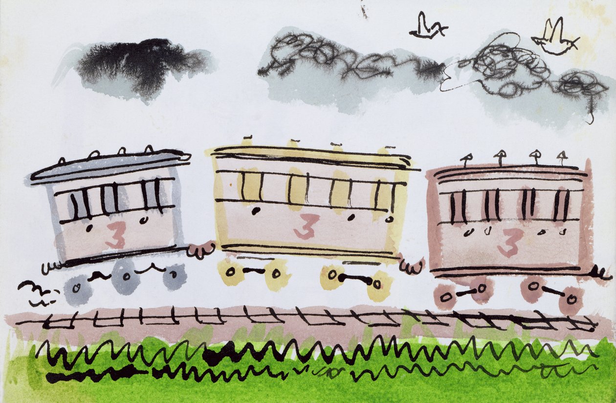 De stoomtrein, deel II, 1952 door George Adamson