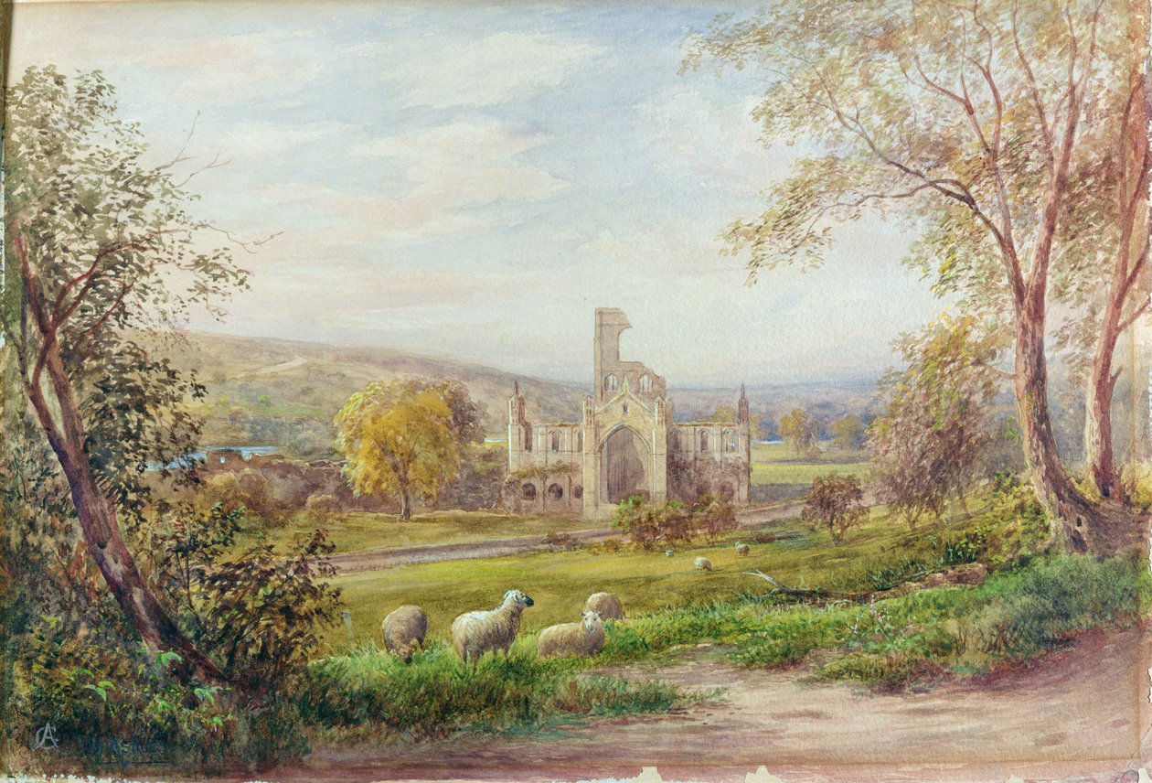 Kirkstall Abbey, Leeds door George Alexander