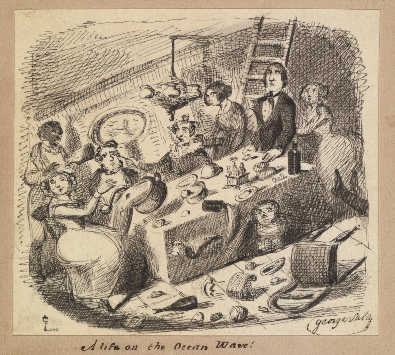 Een leven op de oceaangolf door George Augustus Sala