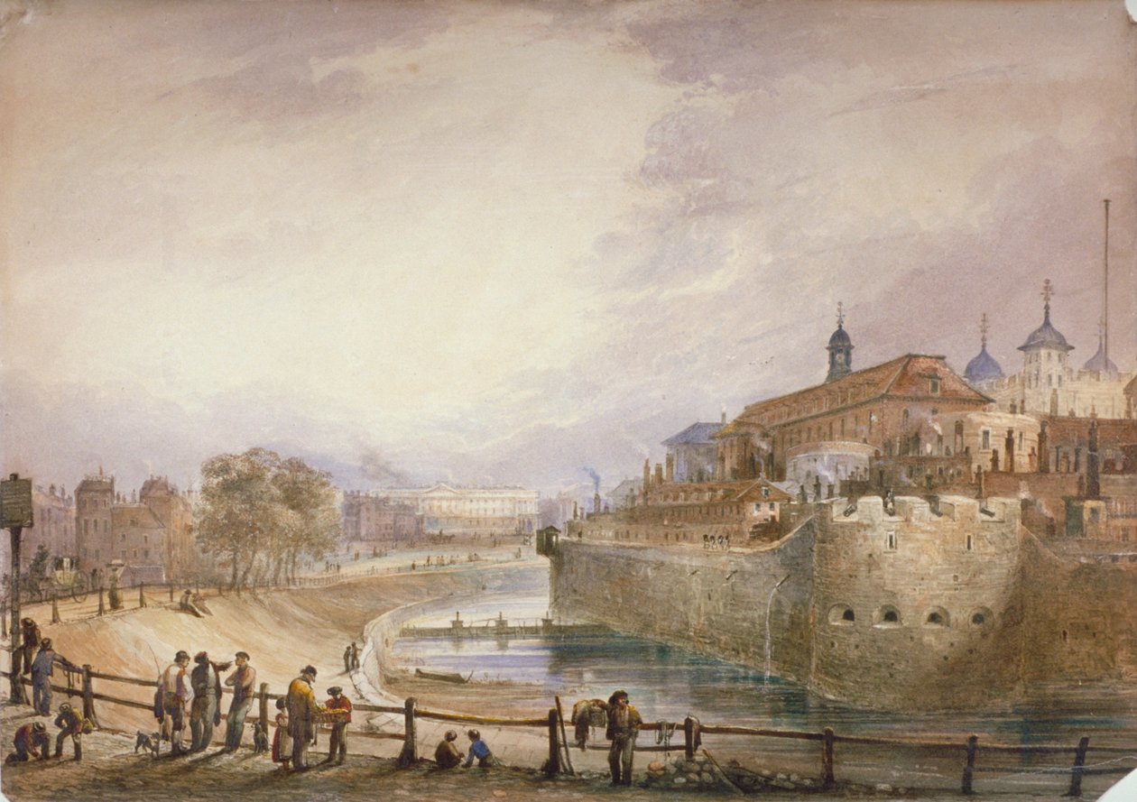 Tower of London, ca. 1840 door George B Campion