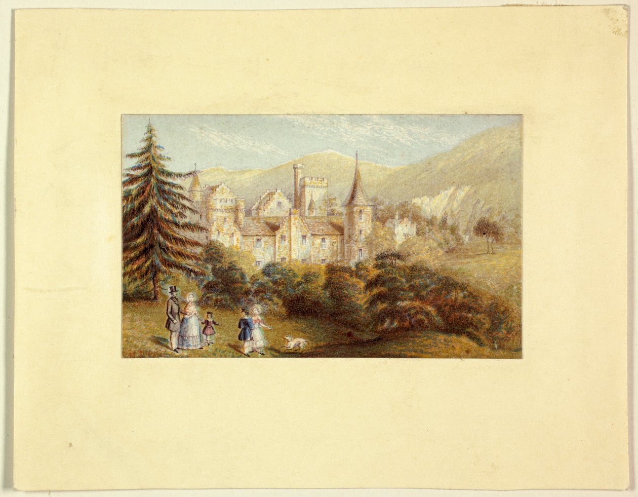 Balmoral Castle door George Baxter