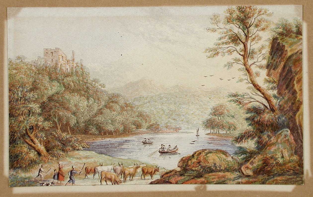Brougham Castle, Westmoreland door George Baxter