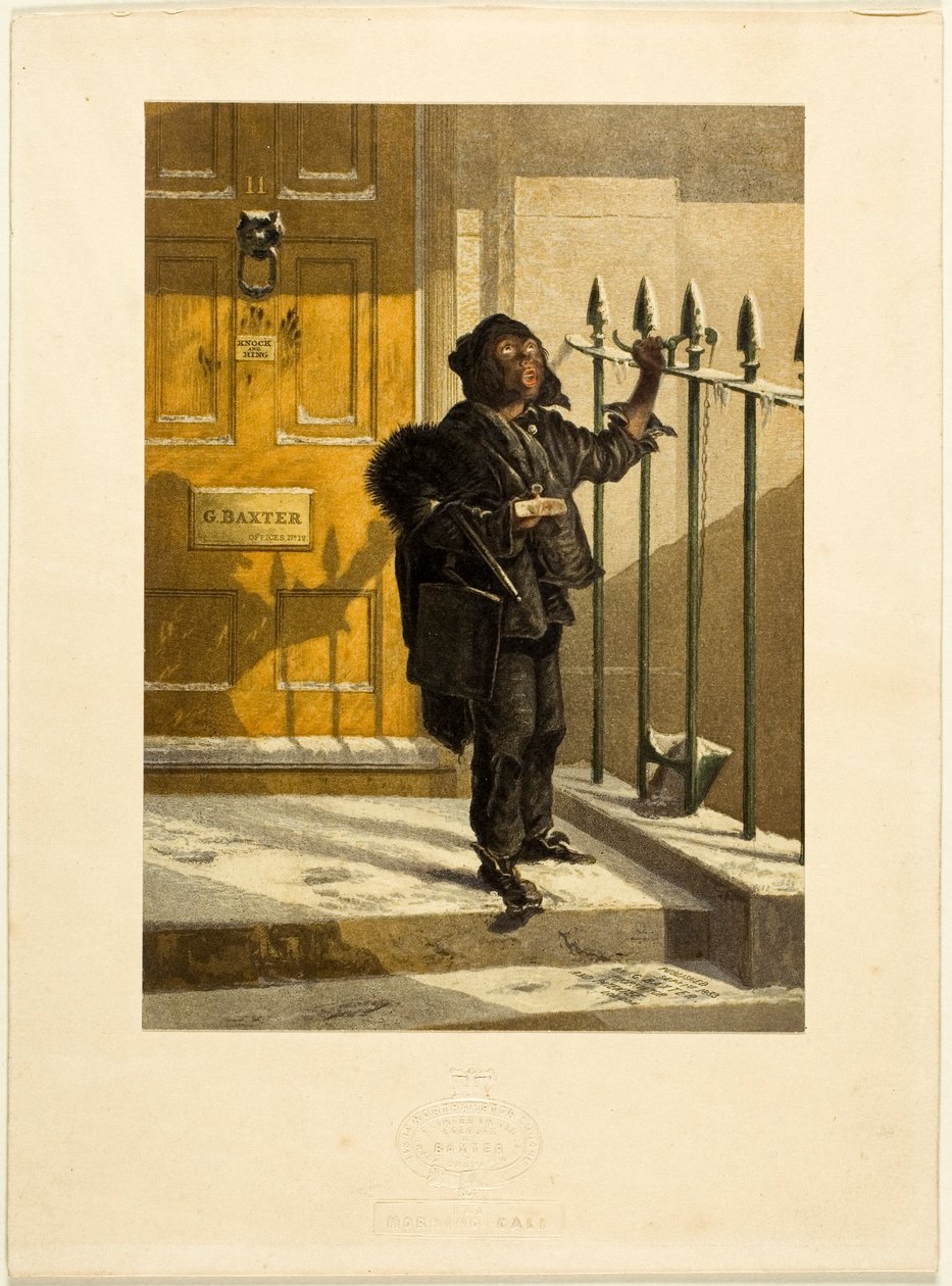 The Morning Call door George Baxter