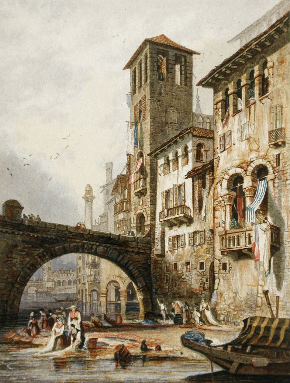 Verona door George Baxter