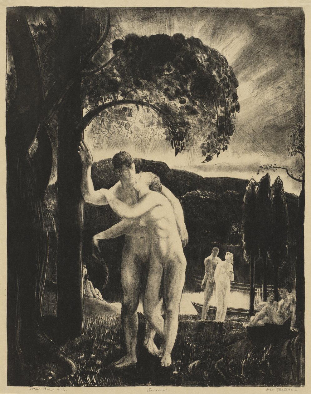 Liefde door George Bellows