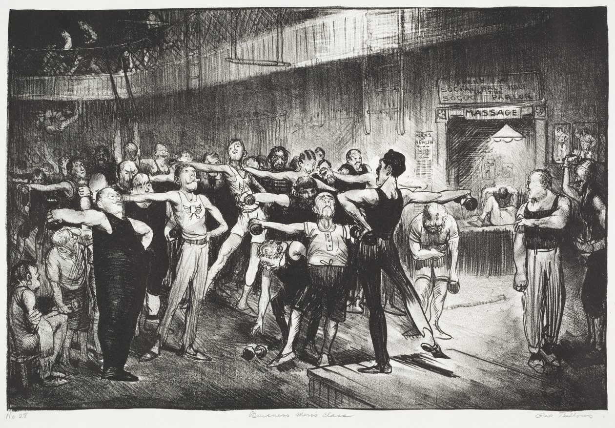 Cursus voor zakenlieden door George Bellows