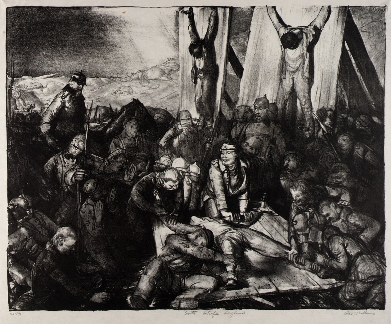 God straffe (God straffe Engeland) door George Bellows