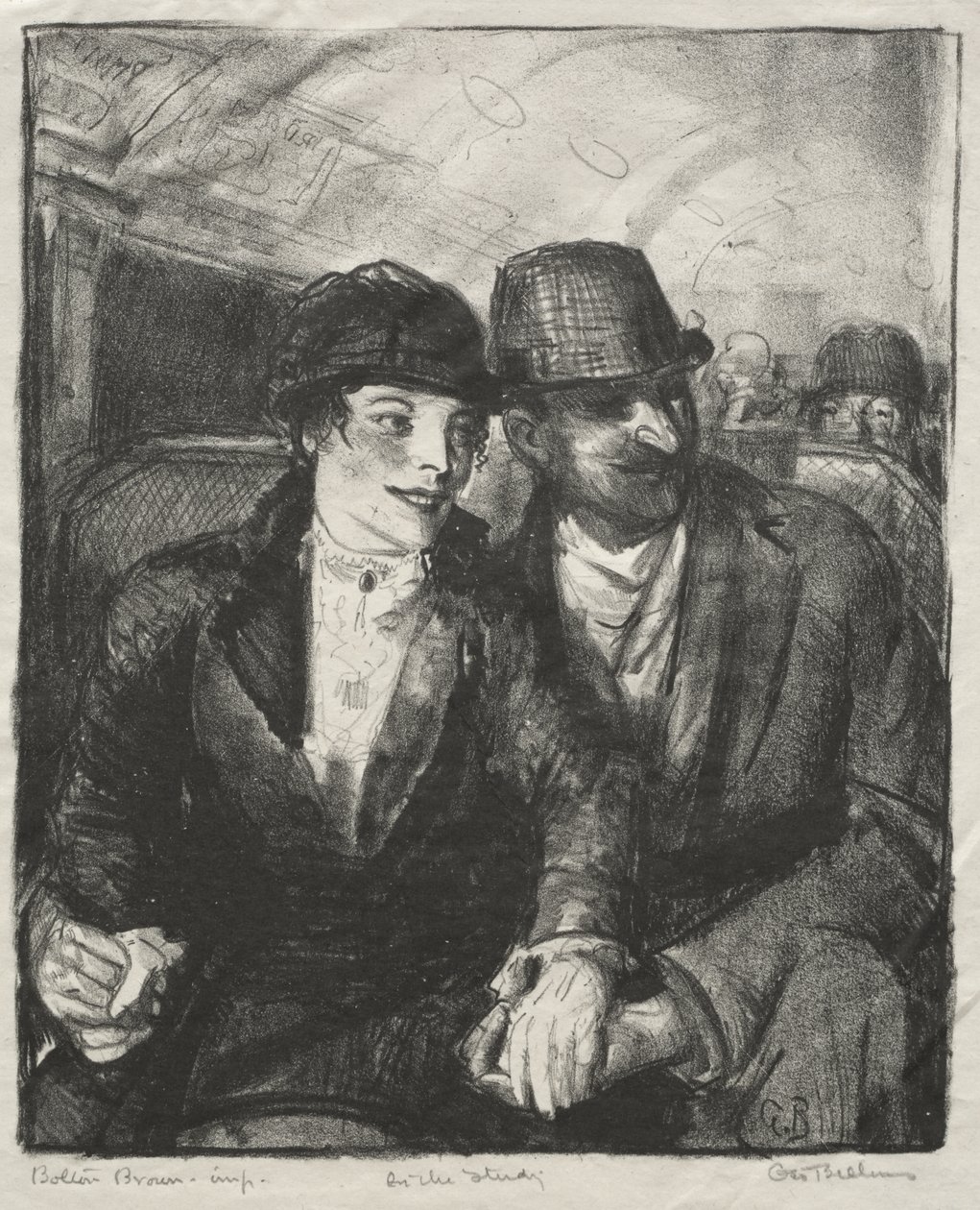 In de metro door George Bellows