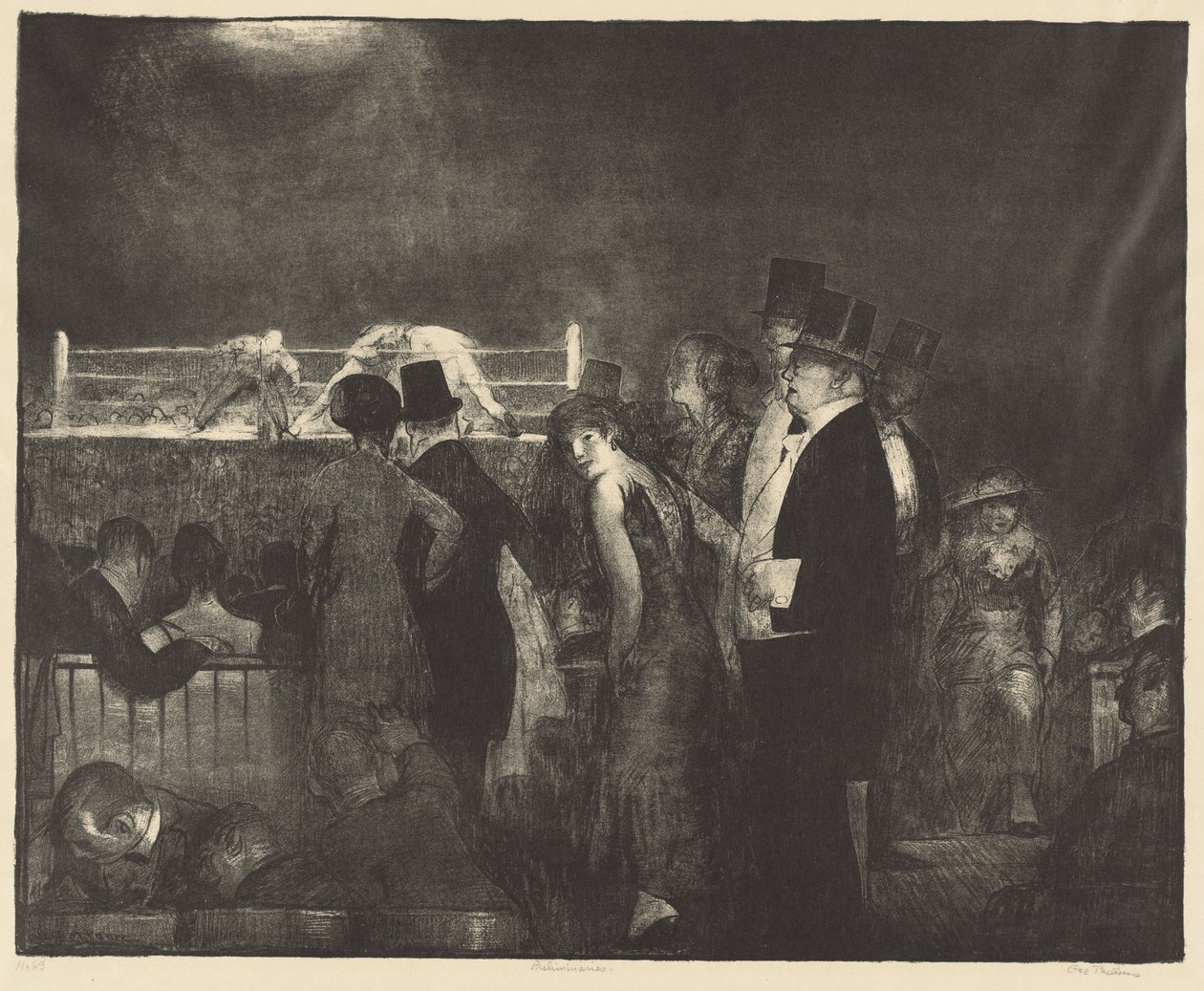 Voorbereidingen door George Bellows