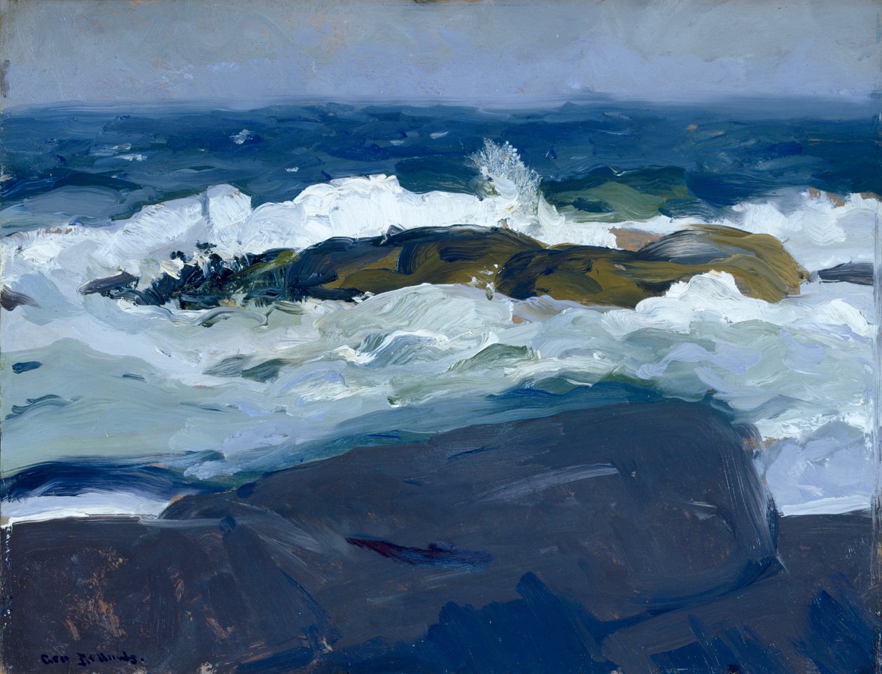 Rock Reef, Maine door George Bellows