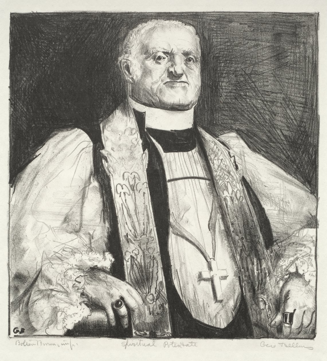 Geestelijk leider door George Bellows