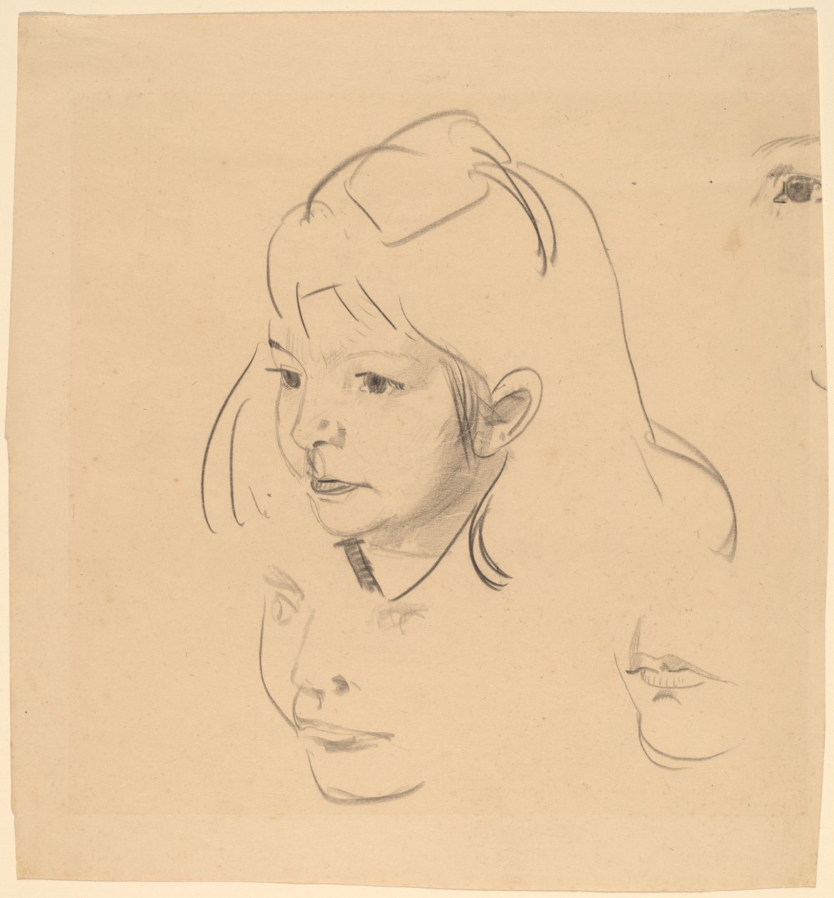 Studies van Jean door George Bellows