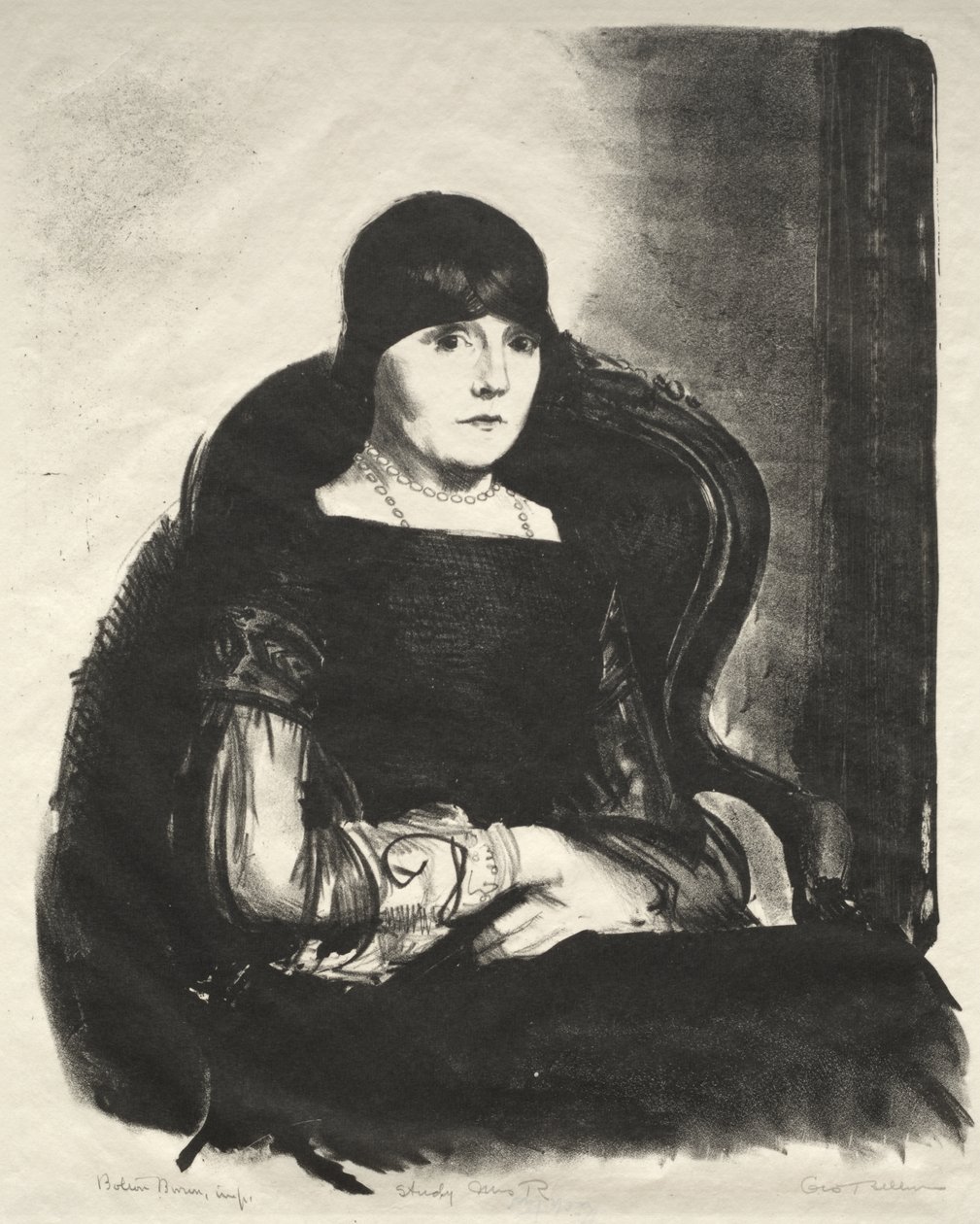 Onderzoek, mevrouw R. door George Bellows