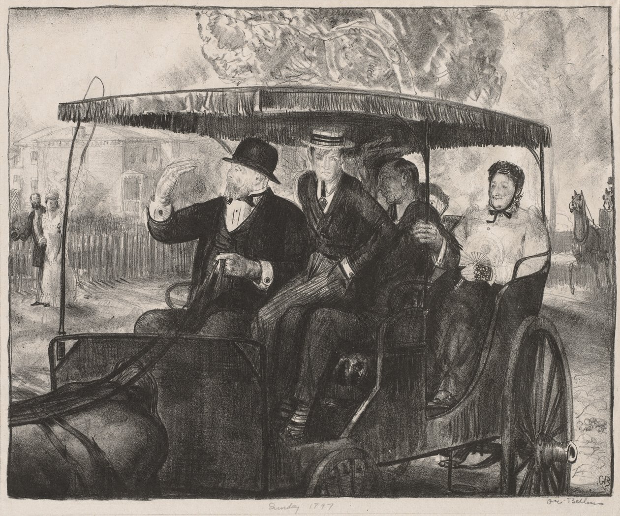 Zondag 1897 door George Bellows