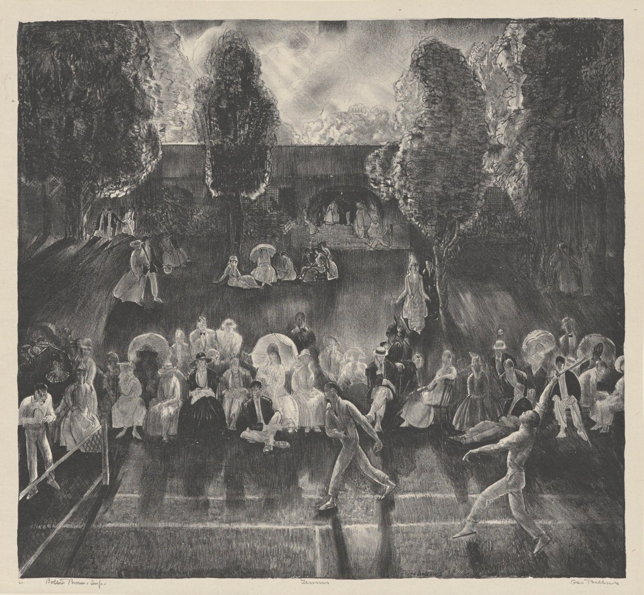 Tennis door George Bellows
